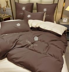 Комплект постельного белья Mency Камелия с ароматами и стразами 2 спальный