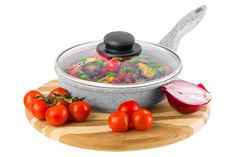 Сковорода универсальная Elan Gallery Гармония вкуса 20 см серый 120348
