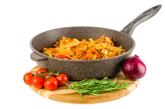 Сковорода универсальная Elan Gallery Гармония вкуса 28 см коричневый 120317