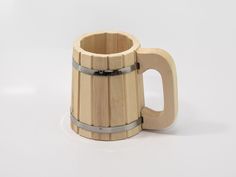 Кружка R-SAUNA М-72 деревянная бондарная дубовая 0,6 литра, 27077