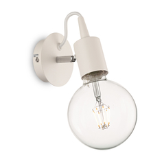 Светильник настенный Ideal Lux Edison AP1 H27 макс.60Вт Е27 230В IP20 Белый мат. Без ламп