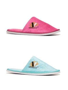 Тапочки женские Vitacci SLIP06 разноцветные 40-41 RU (2 пары)