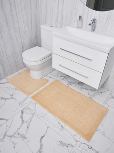 Набор ковриков для ванной "Афины" ARLONI, прямоугольный 100х60 см и 60х50 см