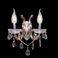 Бра LVK 82033/W2 CR+Rose gold Мария Тереза