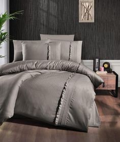 Постельное белье из DELUXE ранфорса KARVEN N029 SWEETNESS MINK 50х70 (4шт) евро