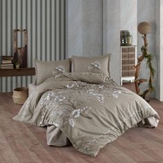 Постельное белье из ранфорса KARVEN N023 MOHANA BEIGE V-2 50х70 (2шт), 70х70 (2шт) евро