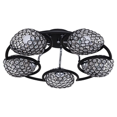 Потолочный светильник 33916/5BK+CR BK+CL ЭкономСвет