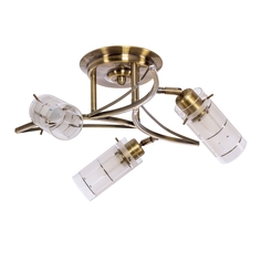 Потолочный светильник ЭкономСвет 11187/3AB WT