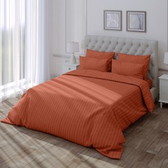 Пододеяльник Verossa Stripe 148х215 Terracotta, страйп, хлопок 100%, 753272