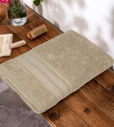 Полотенце KARVEN PETEK BORDUR DUZ H5160 LUX COTTON bej2 70х140