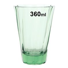 Стакан Loveramics Urban Glass 360ml Twisted Latte Glass, цвет зеленый