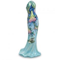 Ваза декоративная Pavone, Платье, 12x11x30 см, голубой