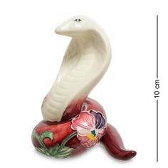 Фигурка декоративная Pavone, Змея, 8*7*10 см, красный