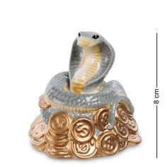 Фигурка декоративная Pavone, Змея - к богатству, 8*8*8 см