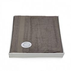 Плед из хлопка махровый KARVEN P956 ADA V5 серо-бежевый 160х220