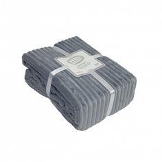 Плед из полиэстера KARVEN SUPER SOFT P942 DIAS серый 200х220