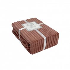 Плед из полиэстера KARVEN SUPER SOFT P941 DIAS сухая роза 160х220