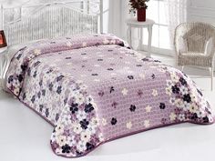 Плед из полиэстера KARVEN SUPER SOFT P948 EVLEN V5-B013 пудра-фиолетовое 220х240