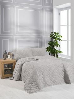 Покрывало хлопок-микрофибра KARVEN Y836 MUSLIN BAKLAVA V7 160х240 наволочка 50х70