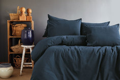 Постельное белье Issimo Home SAVANNA NAVY Popline Евро