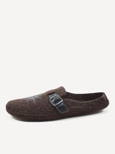 Тапочки мужские Melitta Shoes МВ-002 коричневые 44 RU