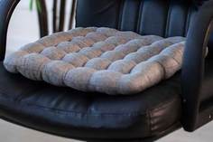 Подушка-сидушка на стул Smart Textile Уют Крафт 40х40 рогожка