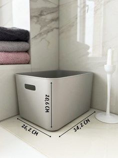 Органайзер для хранения, серый No Brand