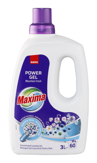 Концентрированный гель для стирки белья Sano Maxima Горная свежесть, 3 л