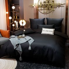 Комплект постельного белья VIVA - HOME TEXTILE простыня на резинке 4 наволочки 2 спальный