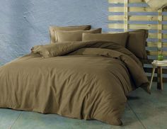 Простыня Maktex из сатина на резинке 90x200x40 арахис