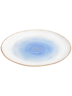 Блюдо сервировочное 30х30х2,7 см Elan Gallery Кантри, небесно-голубое