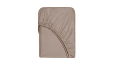 Простыня на резинке Maco Sateen Кремовый 180x200 см Askona