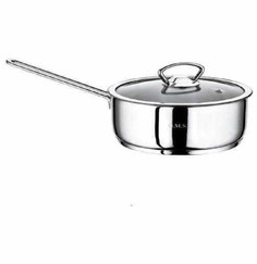 Ковш 12 х 5 см со стеклянной крышкой 500 мл O.M.S. Collection "SINGLE COOKWARE" / 284233