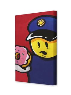 Интерьерная картина MaskOff на холсте в стиле поп-арт в лофт donut 33 х 59 см