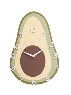 Настенные деревянные часы, Neprostochasy, Авокадо 40х27 см