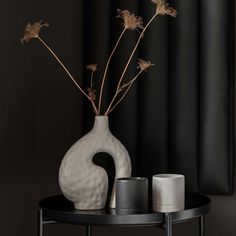 Свеча ароматическая, 9 см, в подсвечнике, керамика, черная, Black forest, B&W Kuchenland