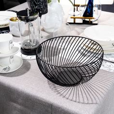 Корзина для фруктов, 26х14 см, сталь, черная, Twist Kuchenland