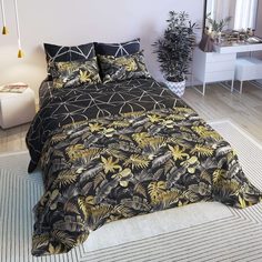Постельное белье ОРБИТА Перкаль, Евро, Золотые Джунгли вид 1