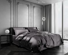 Наволочка Maktex из тенселя 50 х 70 Серая умбра