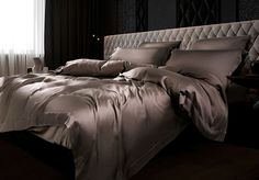 Постельное белье тенсель 2 спальное на резинке 160х200х30 М Maktex