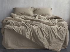 Пододеяльник Maktex из варёного хлопка 200 х 220 Какао с молоком