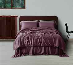 Пододеяльник Maktex из тенселя 145 х 215 60S 4318 Черничный смузи