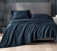 Пододеяльник Maktex из тенселя 200 х 220 Петроль