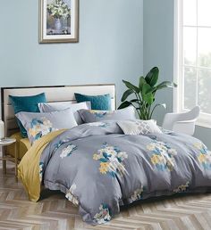 Пододеяльник Maktex из тенселя 145 х 215 28-1 Букет