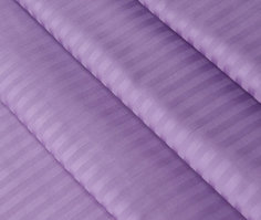 Простыня Maktex из страйп-сатина на резинке 180x200x30 Лаванда 1х1