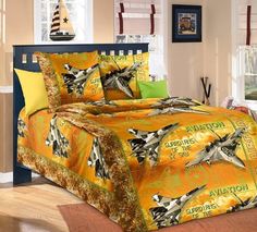 Пододеяльник Maktex детский из бязи 145 х 215 Стражи неба оранж.