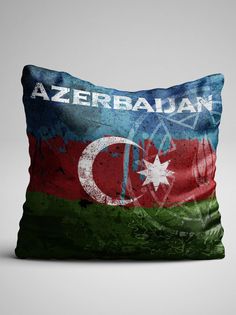 Подушка декоративная именная Азербайджан No Brand