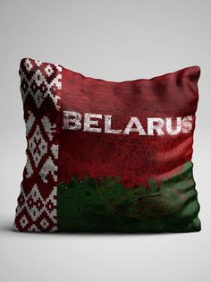 Подушка декоративная именная Беларусь No Brand