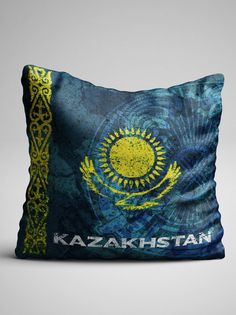 Подушка декоративная именная Казахстан No Brand