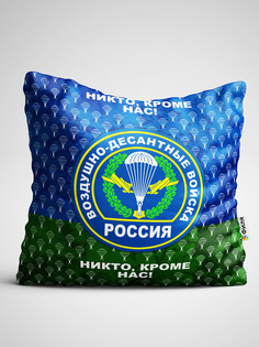 Подушка декоративная Чаппай Военно-воздушные войска ВДВ, 40х40 см No Brand